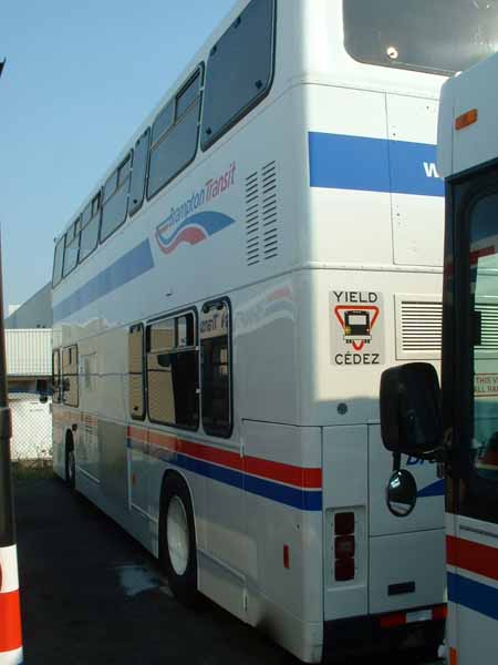 Brampton Transit Leyland Olympian ECW 8500 interior